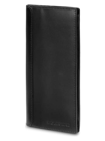 Moleskine Leder-Geldbörse in Schwarz - (B)10 x (H)19 x (T)1 cm