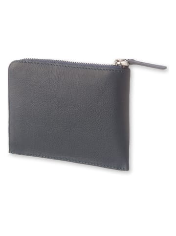 Moleskine Leren portemonnee grijs - (B)12 x (H)9 x (D)1,2 cm