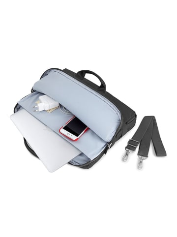 Moleskine Laptoptas "ID Device" zwart - (B)36 x (H)33 x (D)7 cm