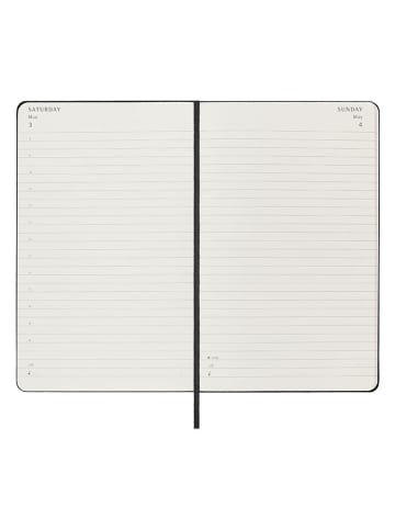 Moleskine Kalendarz dzienny "2025" w kolorze czarnym - 13 x 21 cm