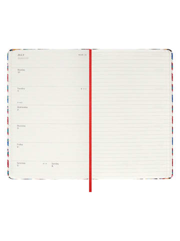 Moleskine Kalendarz tygodniowy "2025" ze wzorem - 13 x 21 cm