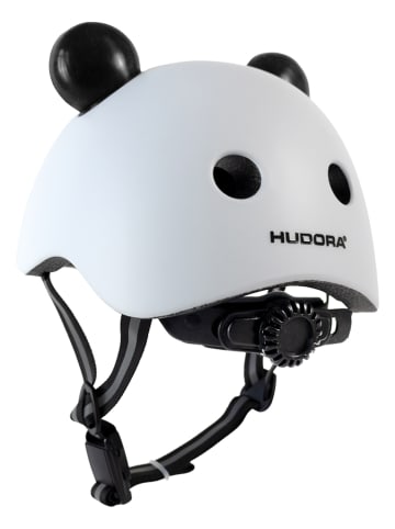 Hudora Kask rowerowy w kolorze czarno-białym