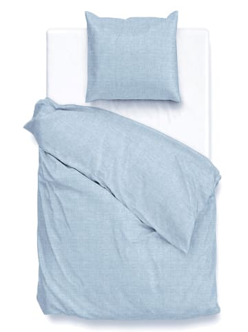 Zo!Home Beddengoedset "Lino" lichtblauw