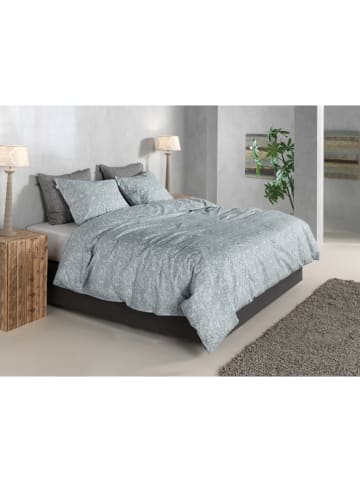 Zo!Home Komplet pościeli "Petali di Lino" w kolorze niebieskim
