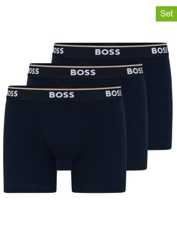 Hugo Boss Bokserki (3 pary) w kolorze granatowym