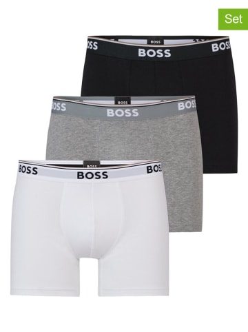 Hugo Boss Underwear 3-delige set: boxershorts zwart/grijs/wit