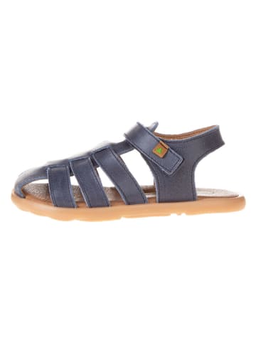 El Naturalista Leder-Sandalen in Dunkelblau