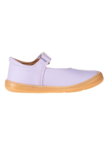 El Naturalista Leder-Spangenballerinas in Lila