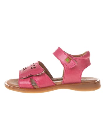 El Naturalista Leder-Sandalen in Pink