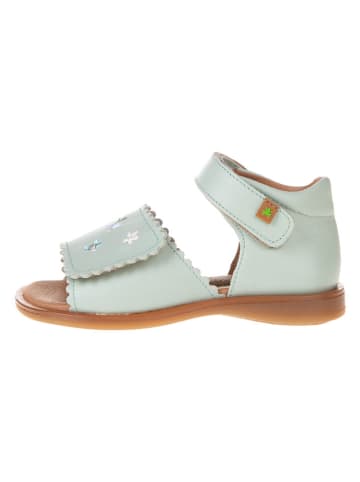 El Naturalista Leren sandalen groen