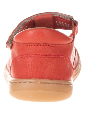 El Naturalista Leren ballerina's rood