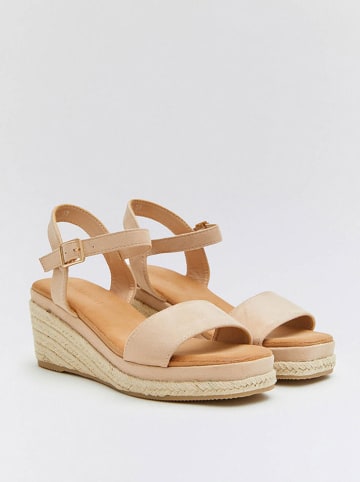 Belucci Sleehaksandalen beige
