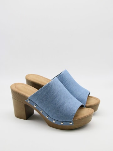 Bellucci Slippers lichtblauw