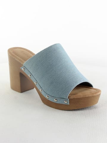 Bellucci Slippers lichtblauw