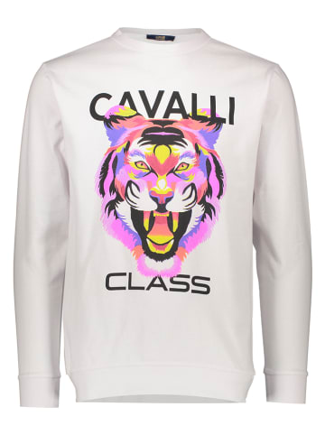 cavalli CLASS Sweatshirt in Weiß