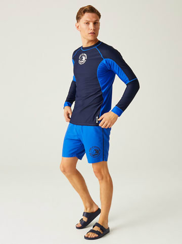Regatta Badeshirt "Rash" in Dunkelblau/ Blau