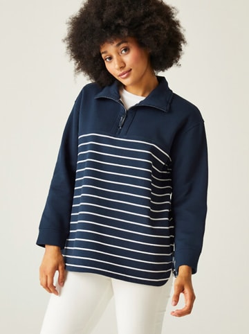 Regatta Sweatshirt "Bayletta" in Dunkelblau/ Weiß