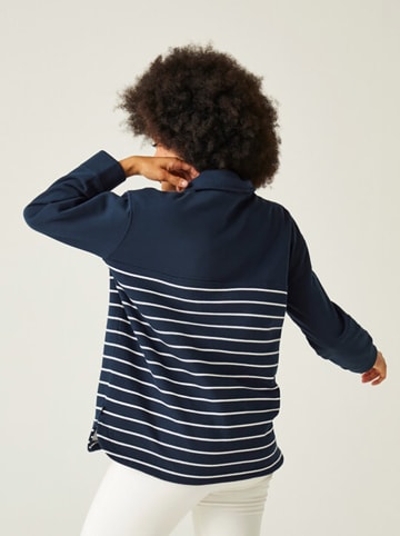 Regatta Sweatshirt "Bayletta" in Dunkelblau/ Weiß