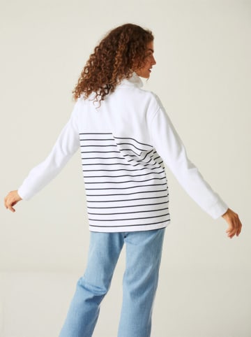 Regatta Sweatshirt "Bayletta" wit/donkerblauw