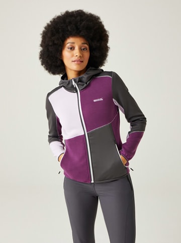Regatta Fleecejacke "Walbury VII" in Grau/ Lila/ Weiß