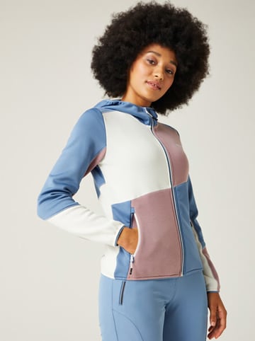 Regatta Fleecejacke "Walbury VII" in Hellblau/ Weiß/ Rosa