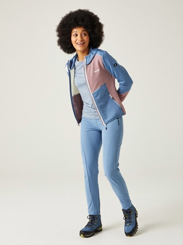 Regatta Fleecejacke "Walbury VII" in Hellblau/ Weiß/ Rosa