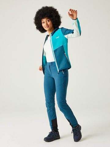 Regatta Fleecejacke "Walbury VII" in Weiß/ Blau/ Hellblau