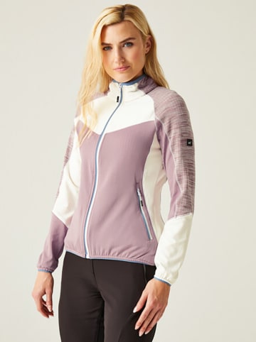 Regatta Fleecejacke "Hepley II" in Lila/ Weiß