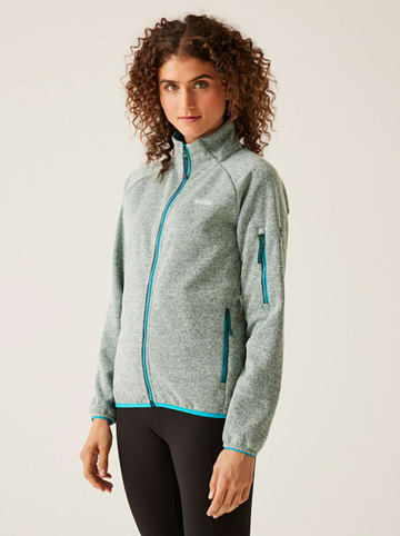 Regatta Fleece vest "Ravenhill" groen/turquoise