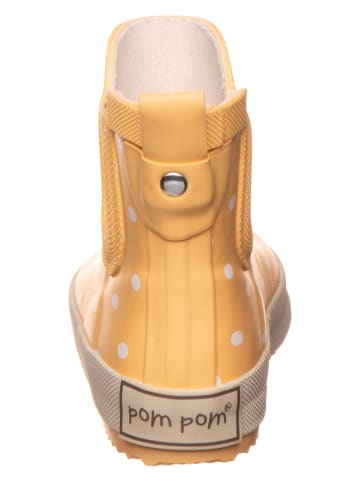 POM POM Gummistiefel in Gelb