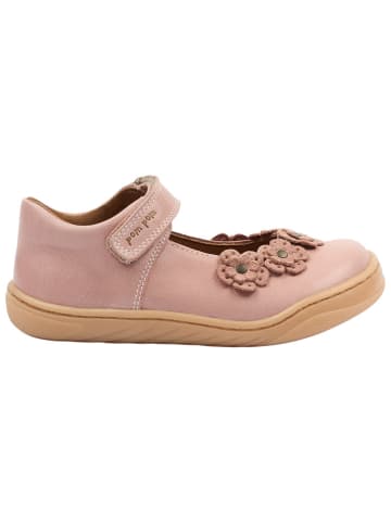 POM POM Leren barefootschoenen lichtroze