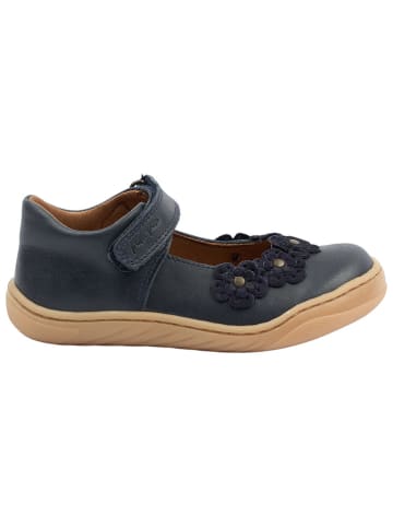 POM POM Leren barefootschoenen donkerblauw