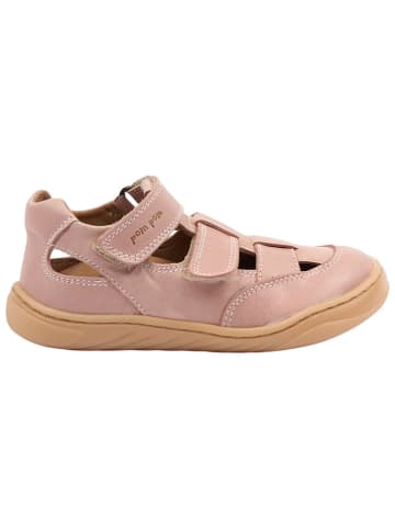 POM POM Skórzane buty w kolorze jasnoróżowym do chodzenia na boso