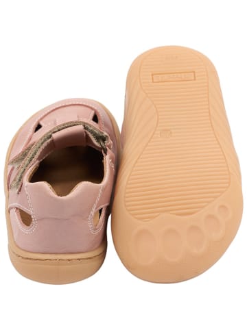 POM POM Skórzane buty w kolorze jasnoróżowym do chodzenia na boso