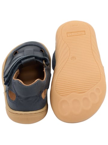POM POM Leren barefootschoenen donkerblauw