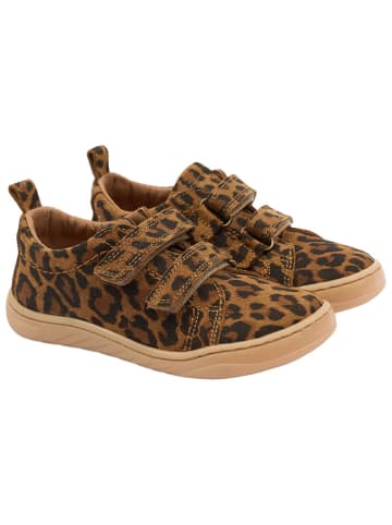 POM POM Leren barefootschoenen lichtbruin