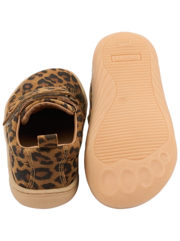 POM POM Leder-Barfußschuhe in Hellbraun