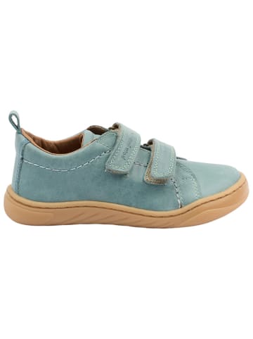 POM POM Leder-Barfußschuhe in Blau