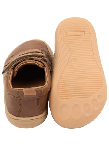 POM POM Leren barefootschoenen lichtbruin