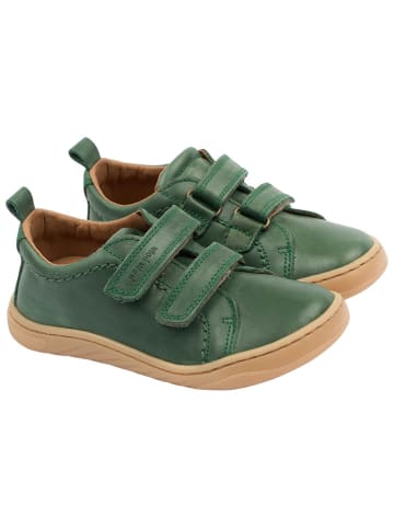 POM POM Leder-Barfußschuhe in Grün