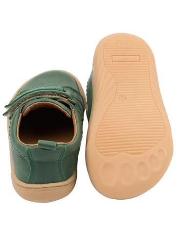 POM POM Leren barefootschoenen groen