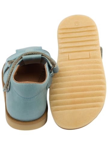 POM POM Leren enkelsandalen blauw