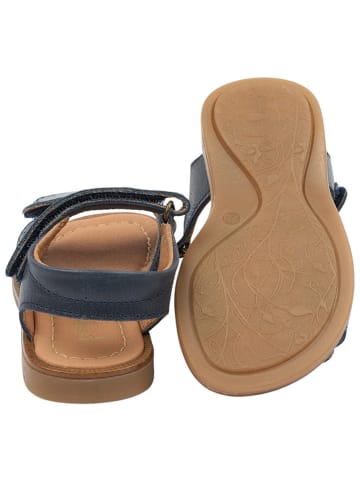 POM POM Sandalen donkerblauw