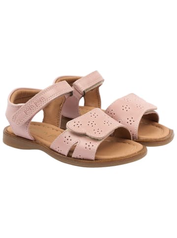 POM POM Leren sandalen lichtroze