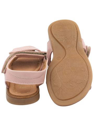 POM POM Leren sandalen lichtroze
