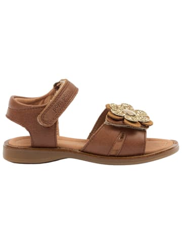 POM POM Leren sandalen lichtbruin