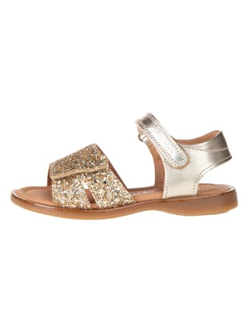 POM POM Sandalen in Gold