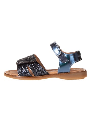 POM POM Sandalen in Dunkelblau