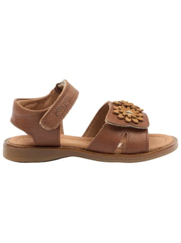 POM POM Leren sandalen lichtbruin