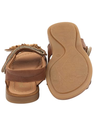 POM POM Leren sandalen lichtbruin
